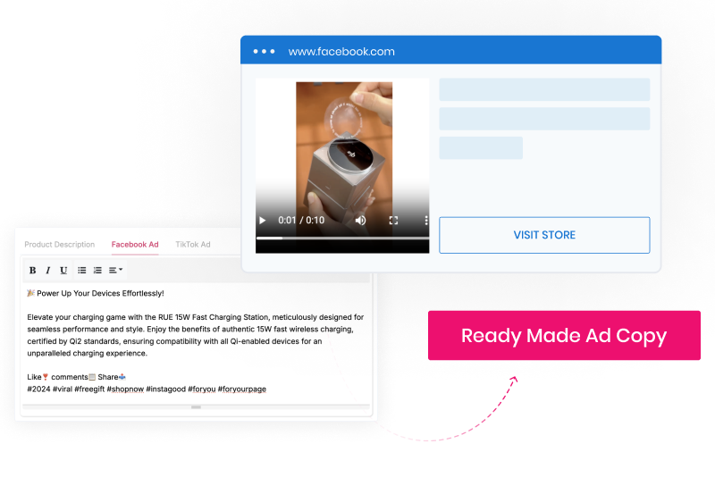 Ready-Made Descriptions and Ads